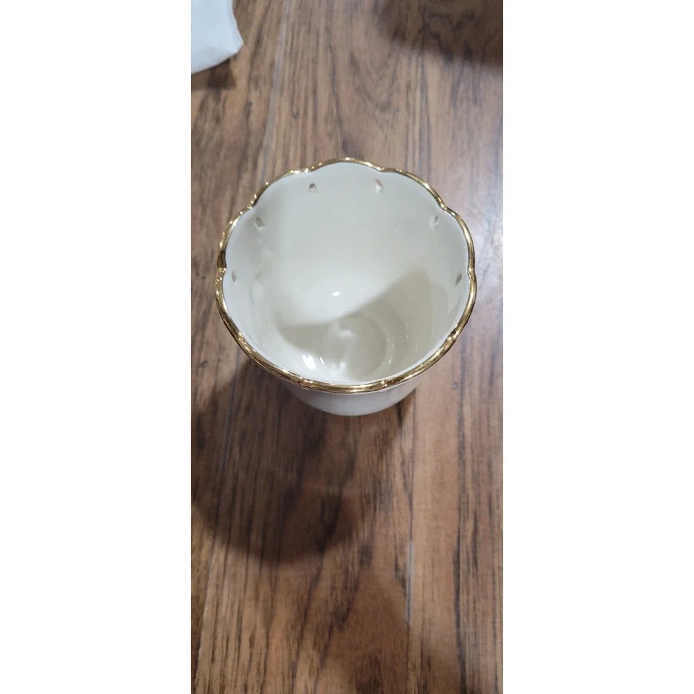 Lenox Angelic visions prayer angel votive candle holder